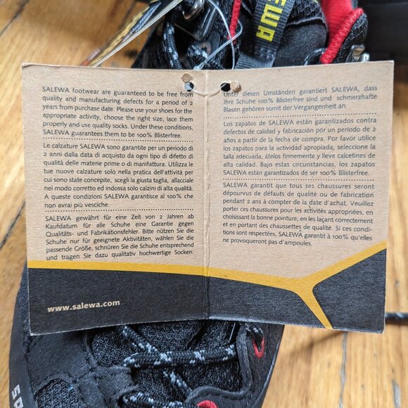 Salewa MS Firetail GTX Approach Shoe- Black and Yellow -  Size 10 US - Picture 10 of 14